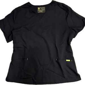 Figs black scrub set. Size large